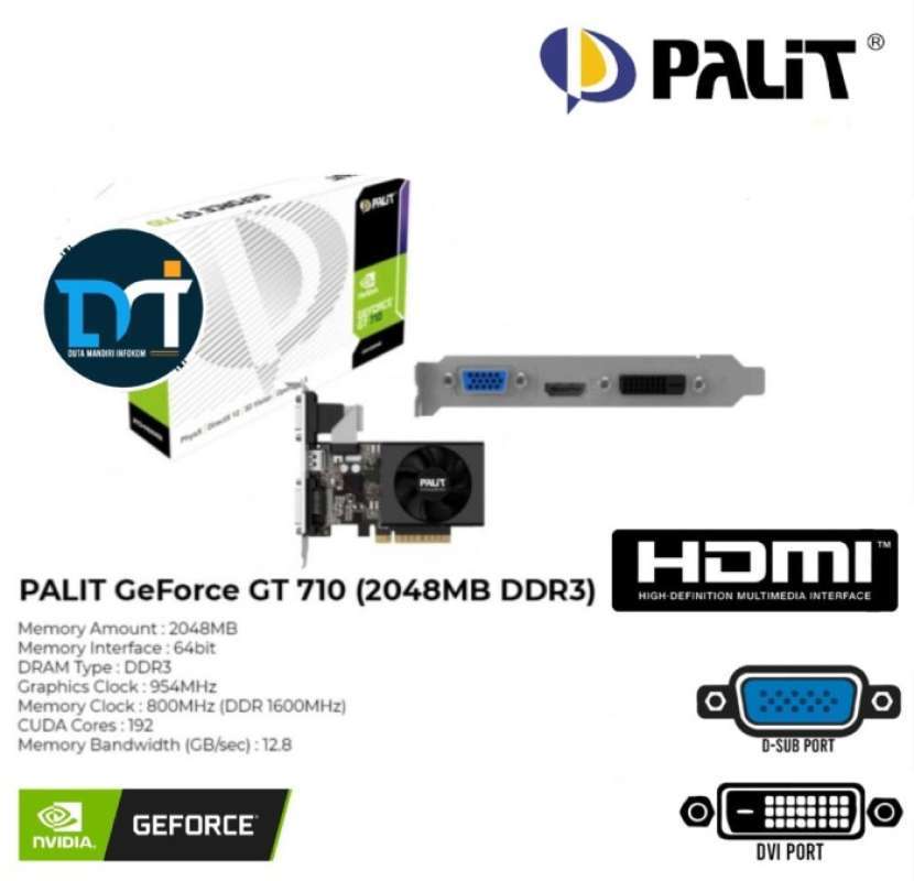 Palit geforce gt 710 2gb hotsell ddr3
