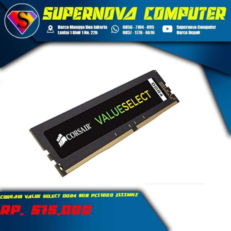 Corsair value select ddr4 8gb sale