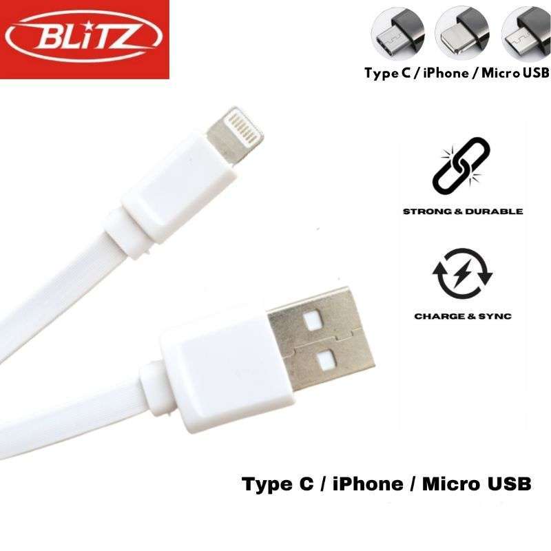 Kabel Data Charger Fast Charging Micro USB Type C Lightning iPhone up  to