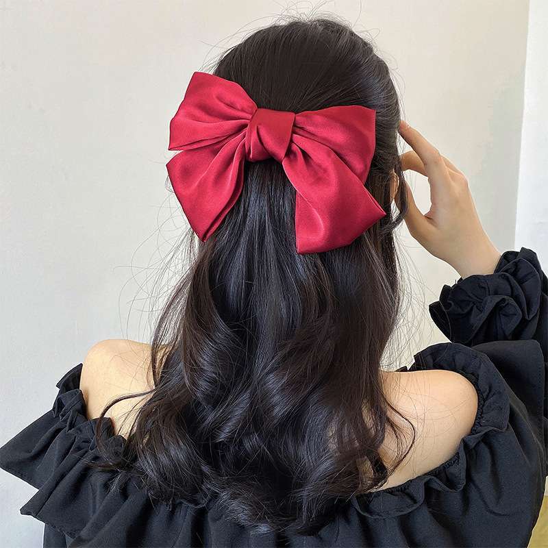 FG Jepit Rambut Ikat Rambut Pita Besar Wanita Hairpin Hairband Pita Korea Fashion Jepitan Rambut Wanita Import A8