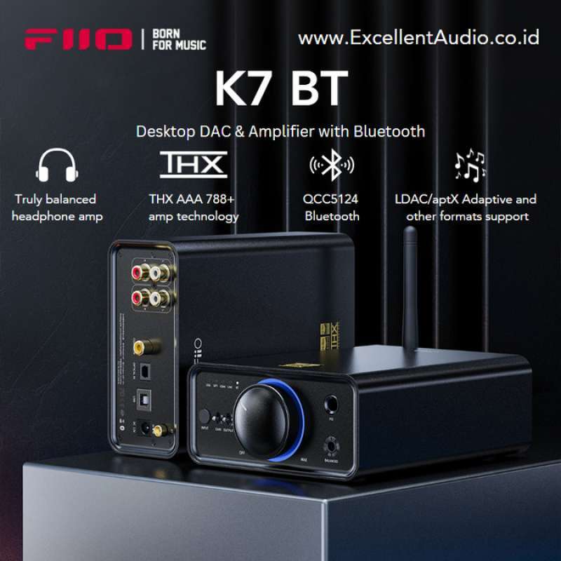 FiiO K7 BT Desktop DAC/Amp with Bluetooth