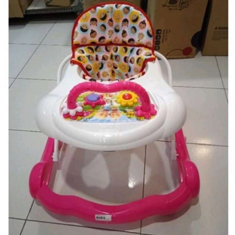 Promo Baby Walker Family Type 136L Merah Muda Diskon 28 di