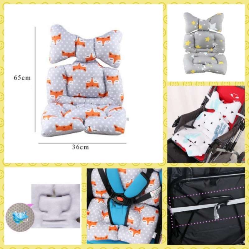 tatakan stroller Kakiblin Alas Stroller alas tidur bayi fox
