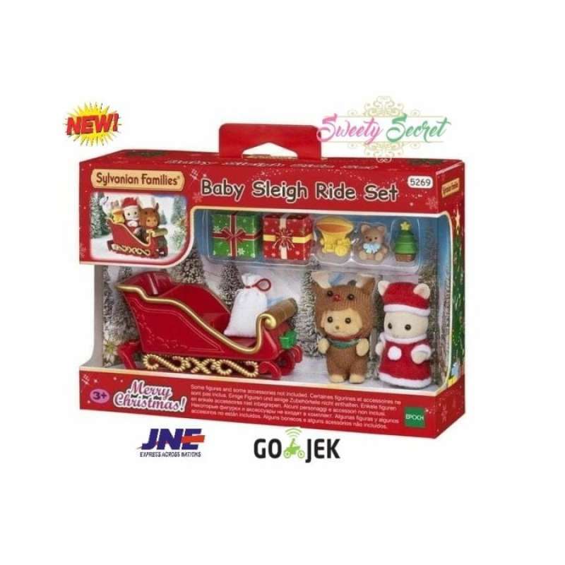 Sylvanian families baby sleigh ride set new arrivals