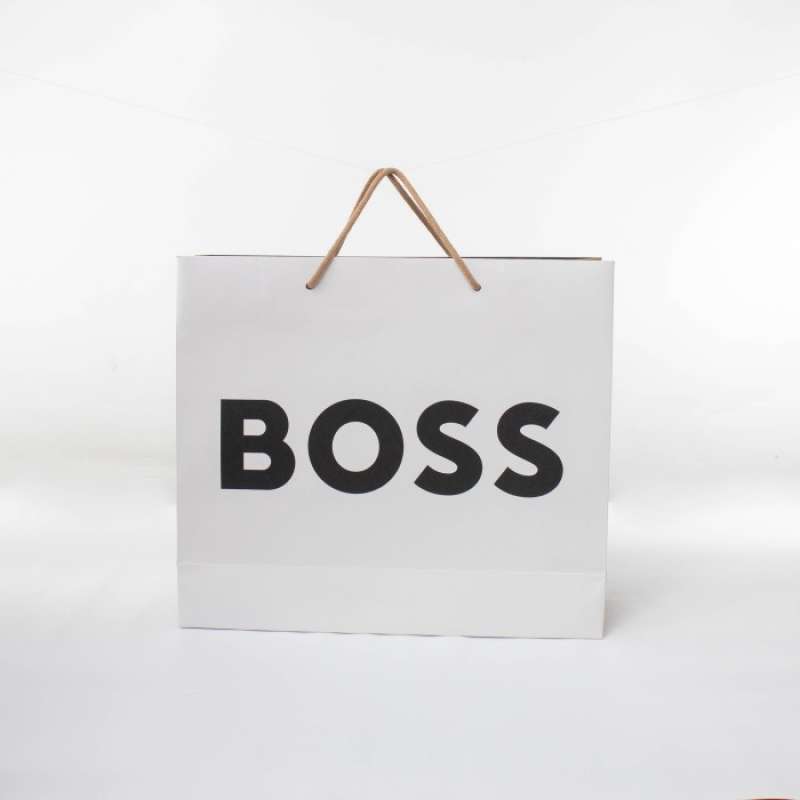 Hugo boss paper outlet bag