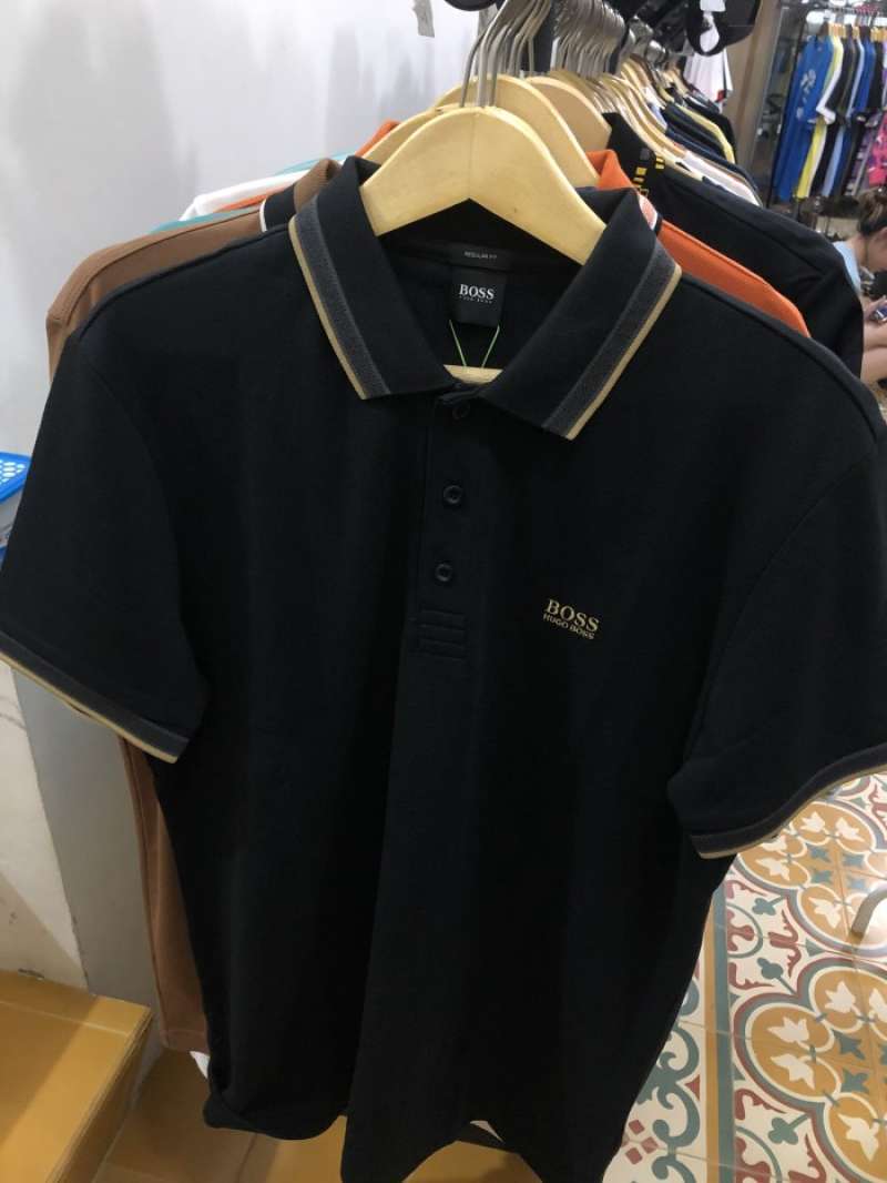Black polo hugo online boss