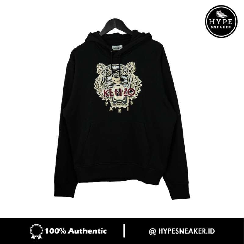 Jual Jaket Kenzo Tiger Silver Cream Black Hoodie 100 Original Di