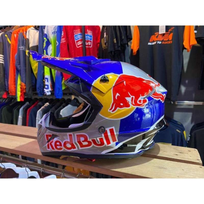 Helm top cross redbull