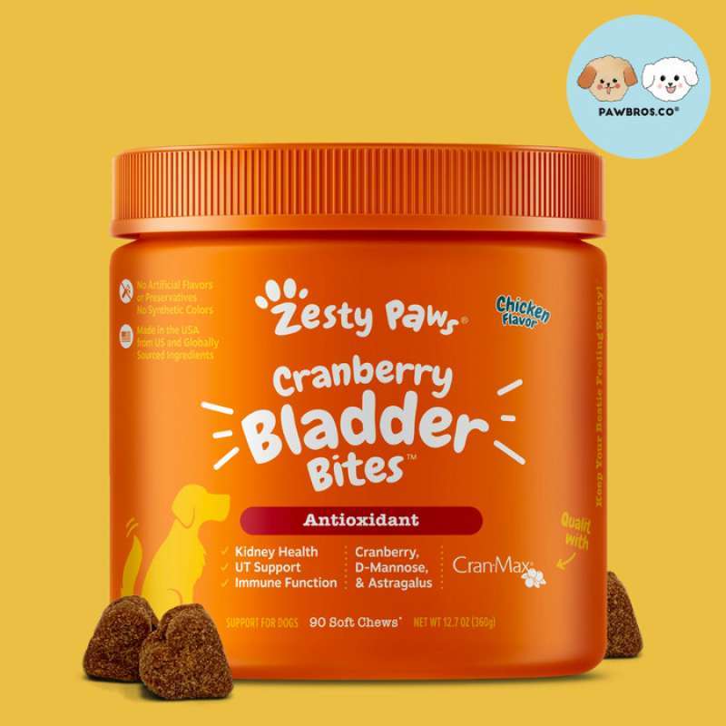 Zesty paws cranberry bladder bites discount