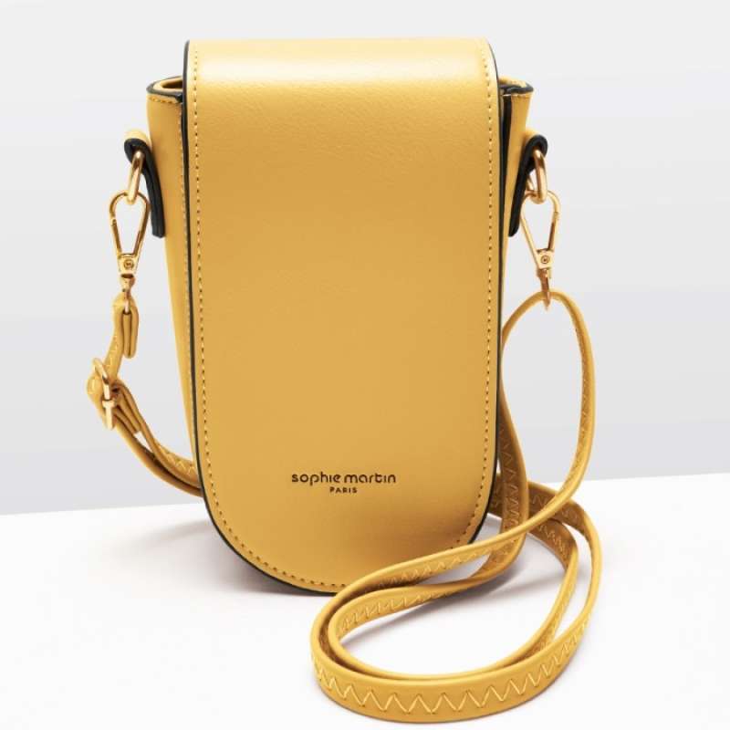 Jual TAS HP SELEMPANG SLING SOPHIE MARTIN JIMS YELLOW SLINGBAG