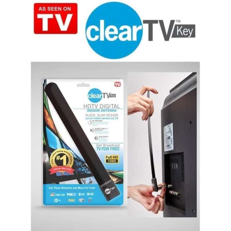 Jual Antena TV Indoor Clear TV Key HDTV Digital Indoor Antenna