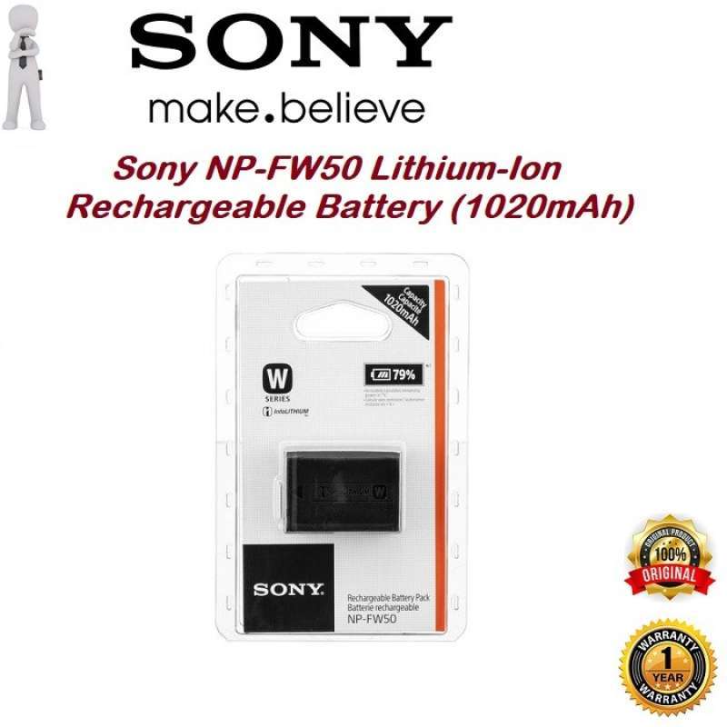 Sony NP-FW50 Lithium-Ion Rechargeable Battery (1020mAh) W Series