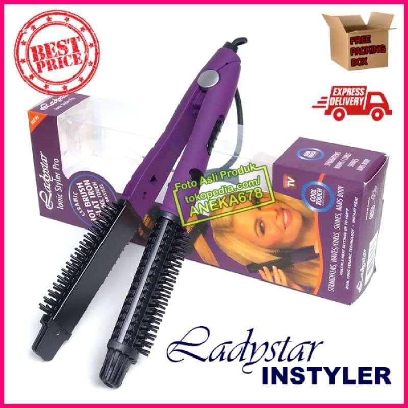Jual LADYSTAR INSTYLER 2IN1 ALAT CATOK RAMBUT IN STYLER PRO 2 In 1