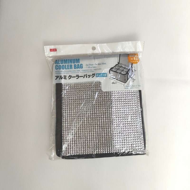 Promo daiso aluminium cooler bag untuk 9 kaleng 350 ml Diskon 23
