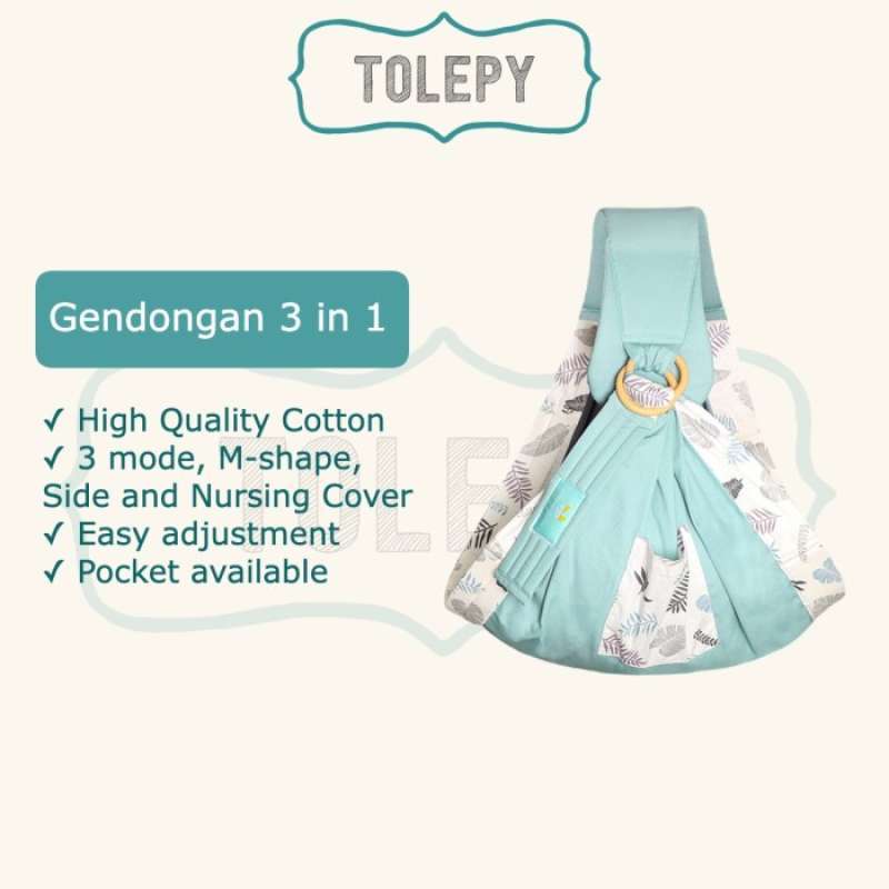 Promo Gendongan Bayi Ring 3 in 1 Samping M Shape Nursing Cover