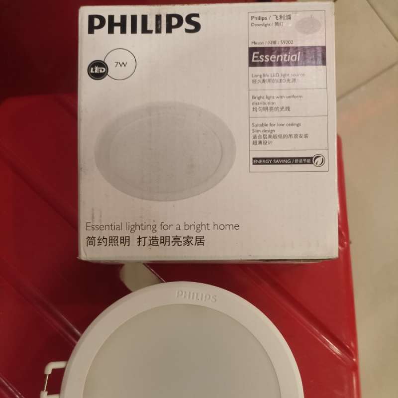 Lampu Downlight Philips 7 watt Kuning inbow Lampu Led Plafon