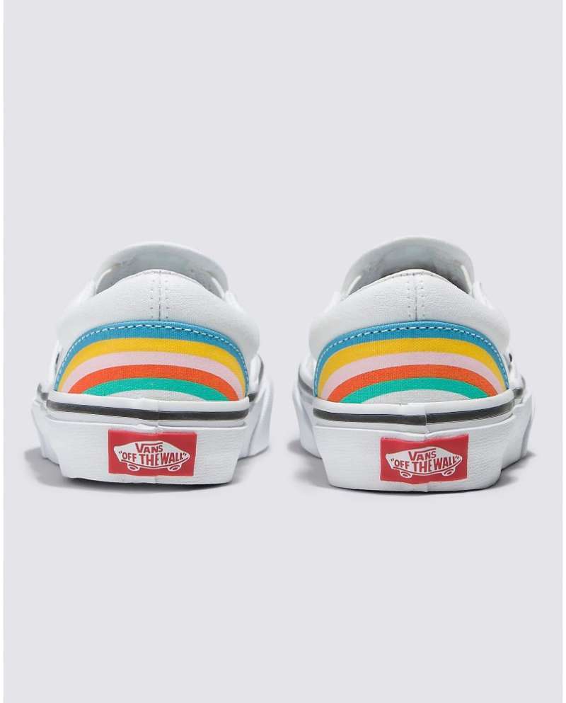 Promo Vans Kids UY Classic Slip On Rad Rainbow True White Multi