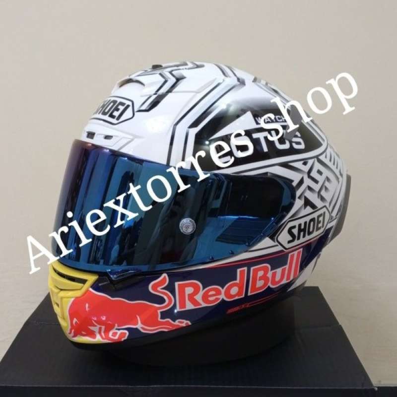 Jual HELM FULL FACE SHOEI X14 WHITE ANT HELM IMPORT SHOEI CLONE 1