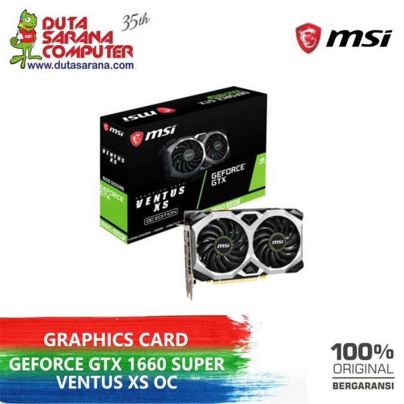 GRAPHICS CARD GEFORCE GTX 1660 SUPER VENTUS XS OC