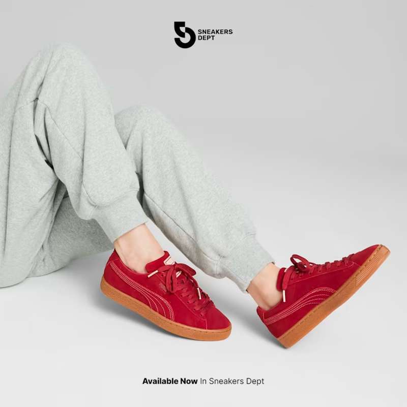 Puma lasix suede red 64