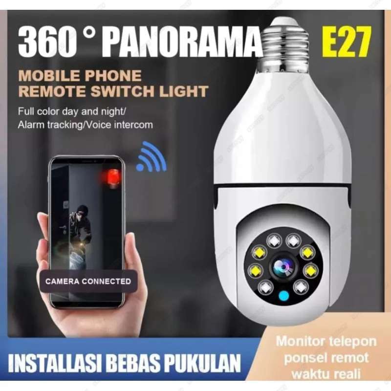 Jual Diskon Ip Camera Cctv Bohlam V380 Pro 8 Mp Wifi Wireless