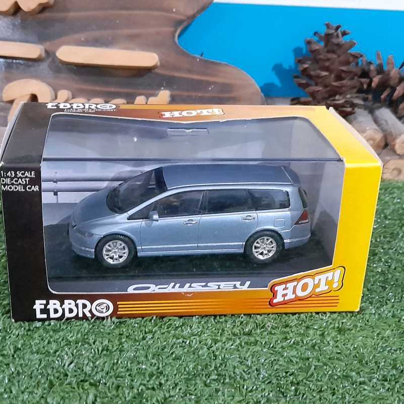 EBBRO 1/43 Honda Odyssey Absolute 2003 – Miniature Noire De Collection, état Impeccable