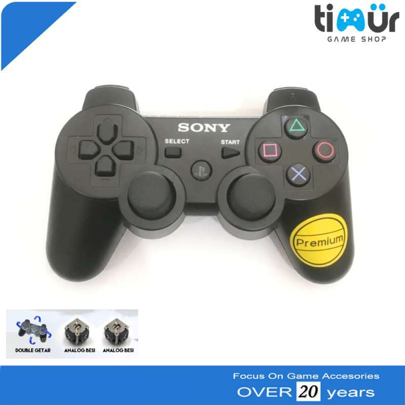 Promo Stik Stick Controller PS3 DS3 Original Pabrik Hitam Premium