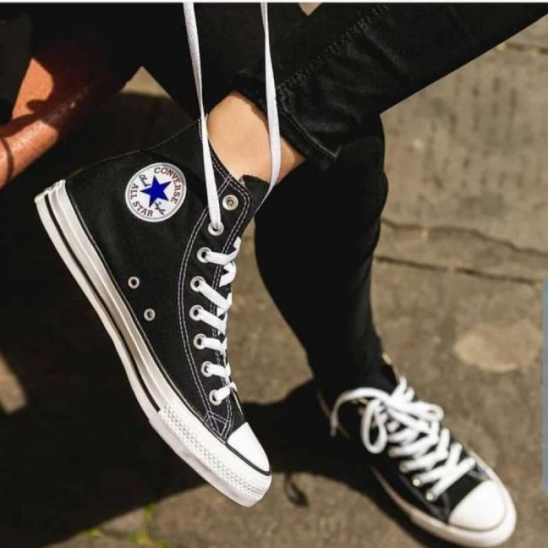 Jual DIMPLE STORE Sepatu converse original allstar hitam tinggi