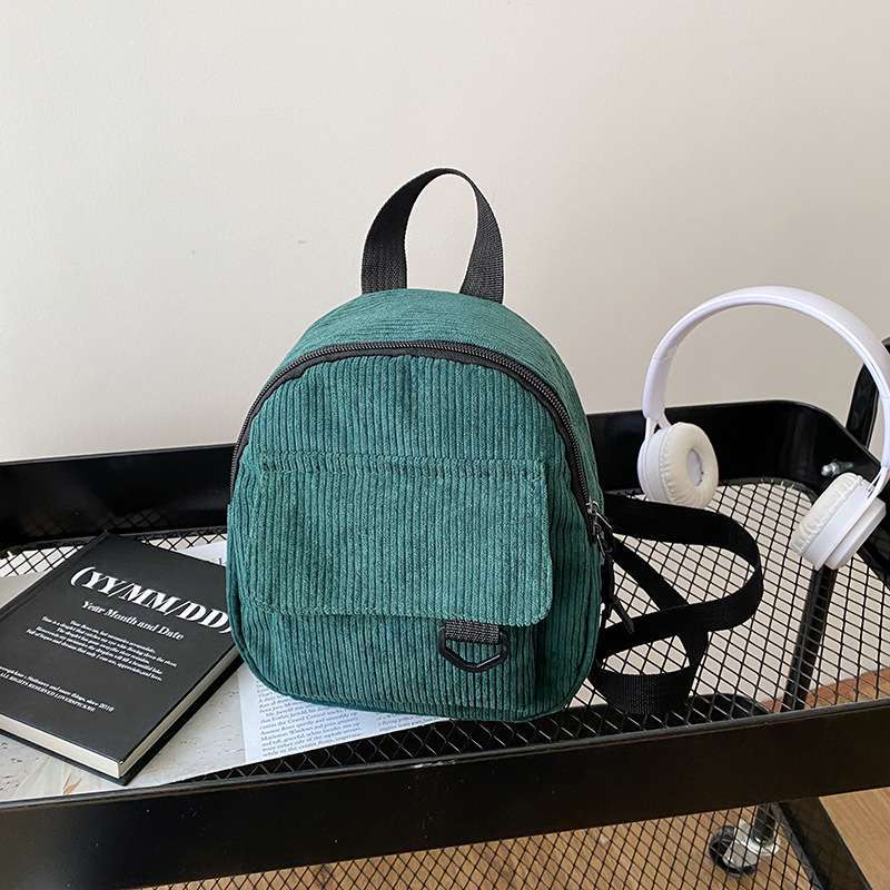 Jual Nikki Bag Tas Ransel Mini Wanita Korduroi Korean Style