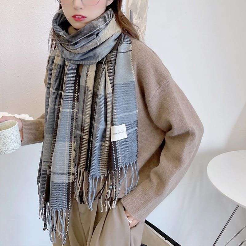 Jual Gst Syal Korea Scarf Wool Cashmere Immitation Fashion Winter