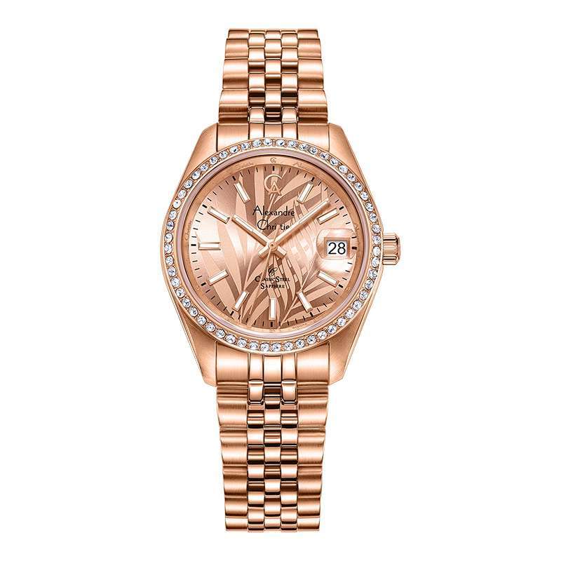 Alexandre christie classic steel rose gold store