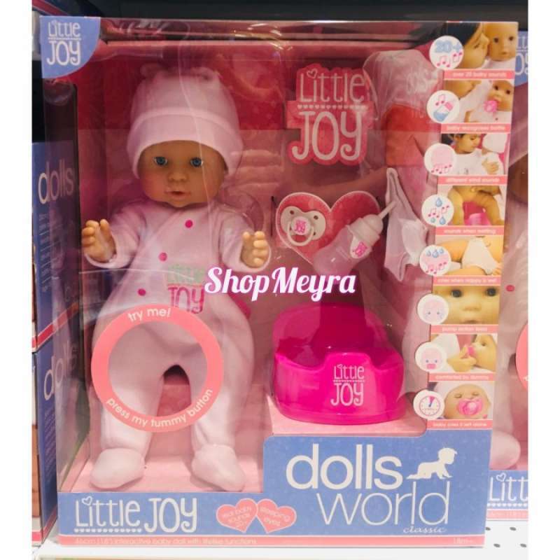 Jual Dolls World Classic Little Joy Boneka Bayi Bisa Menangis Di