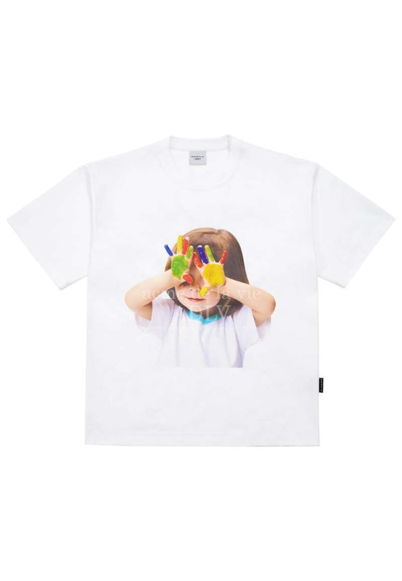 Tシャツ・カットソー ACME DE LA VIE BABY FACE FLOWER GARDEN GIRL SHORT SL 4BUK087 Acme De La Vie ADLV Baby Face Flower Garden Girl T-shirt