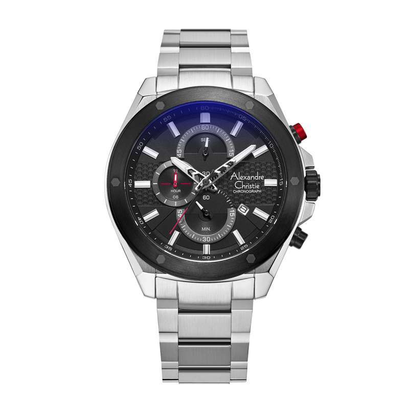Alexandre christie chronograph black sales