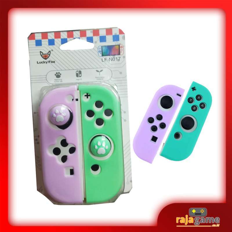 Promo Lucky Fox Silicon Cover For Nintendo Switch Joycon (lf-n017