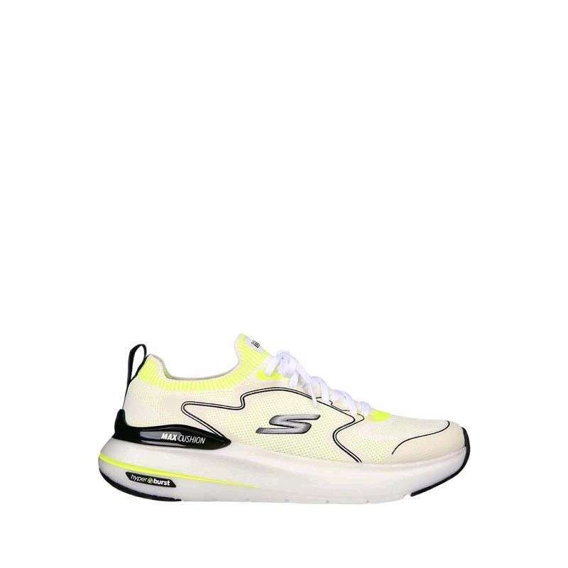 Skechers Max Cushioning Hyper Burst Mens Running Shoes White