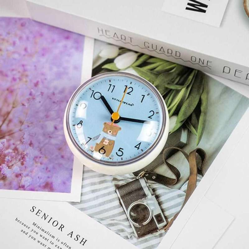 Promo Hellobear Jam Dinding Tempel Wall Clock with Suction Cup