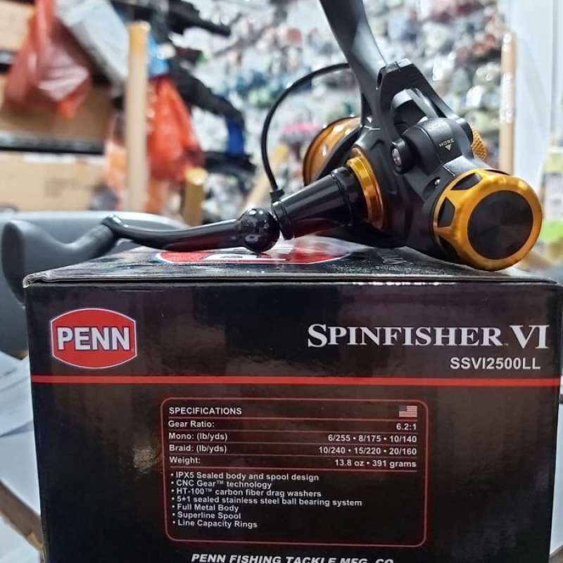 Promo Reel Penn Spinfisher Vi 2500 Ll Setelan Bawah Baru Diskon 9% di  Seller Payuu.Id - Cengkareng Barat, Kota Jakarta Barat