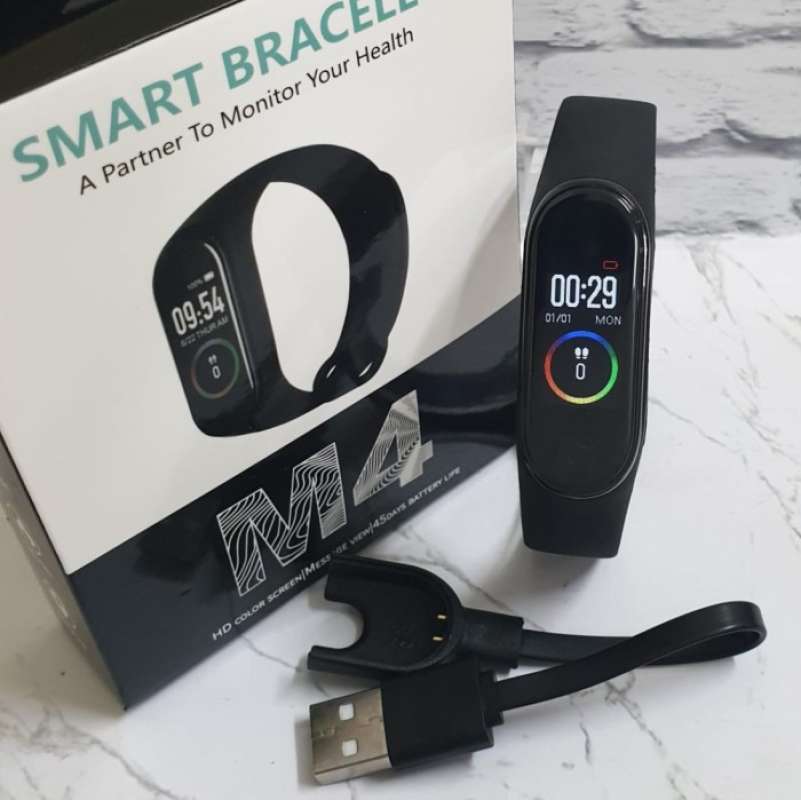 Harga jam smart bracelet m4 original clearance
