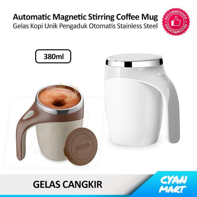 Automatic magnetic stirring coffee cup unboxing. 