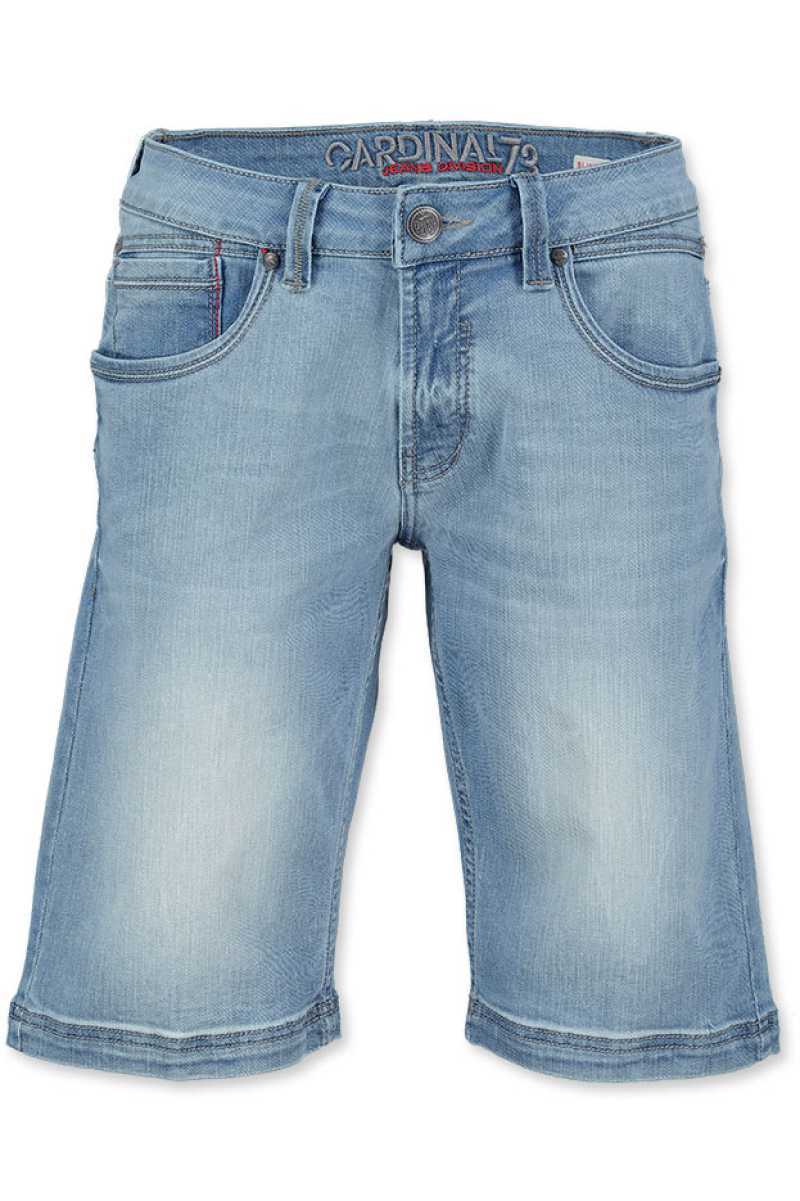 Promo Cardinal Celana Pendek Denim Bermuda Slim Fit Pria