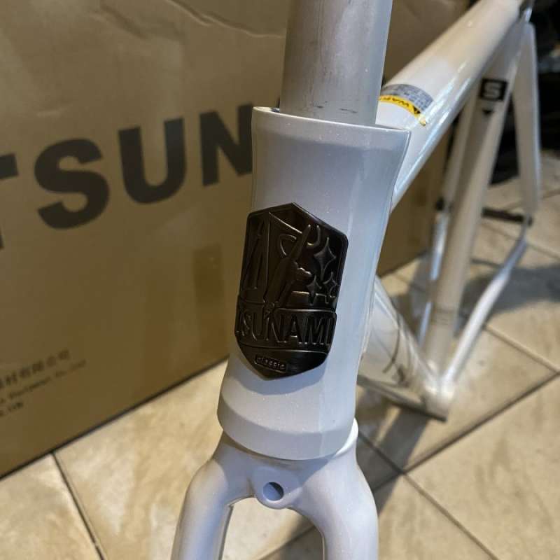 Frame Sepeda Fixie Tsunami Snm 100 Putih Doff Size S M L Termurah