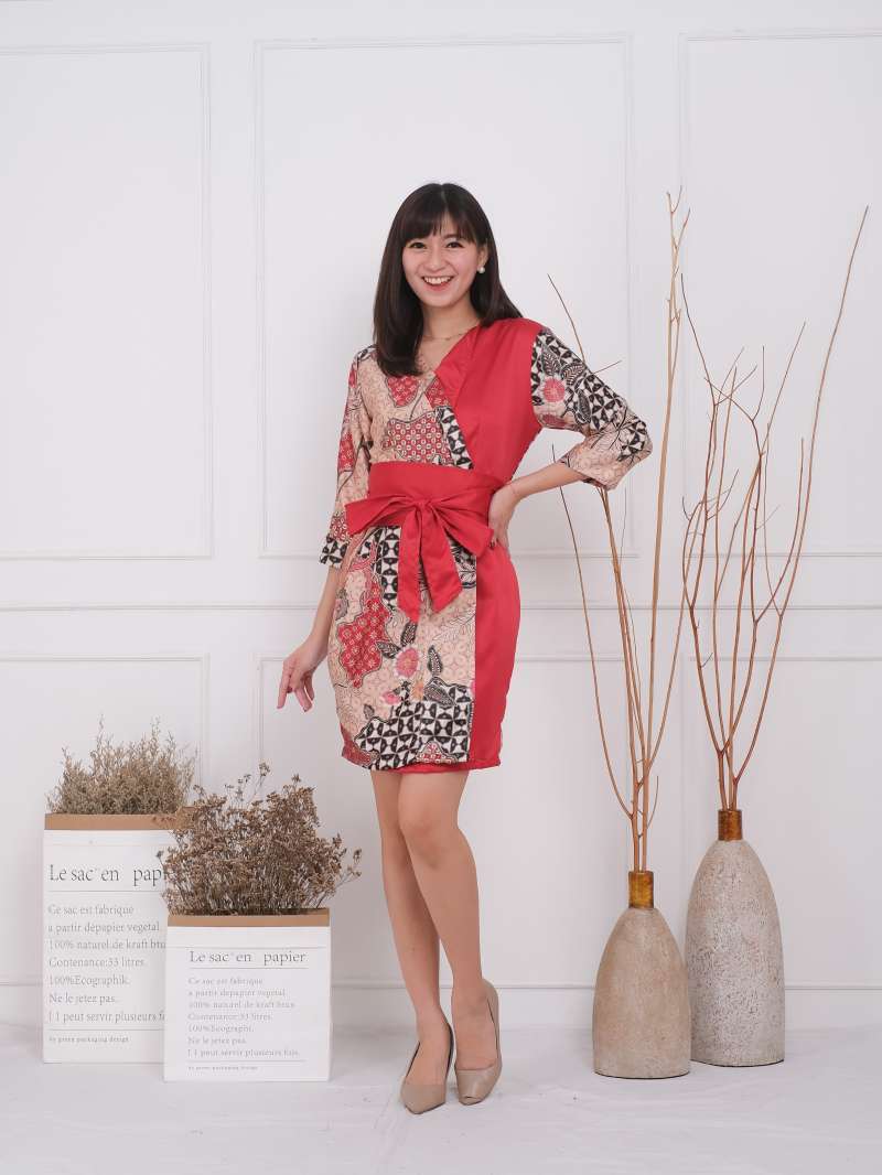 Batik best sale dress pesta