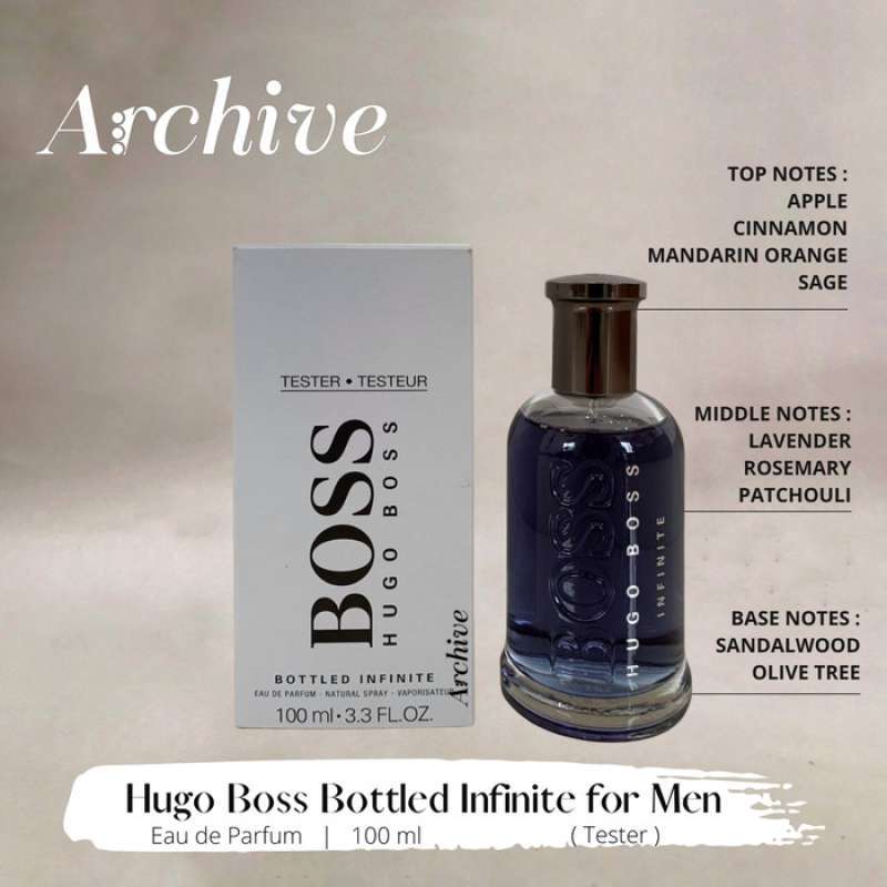 Hugo boss infinite tester on sale