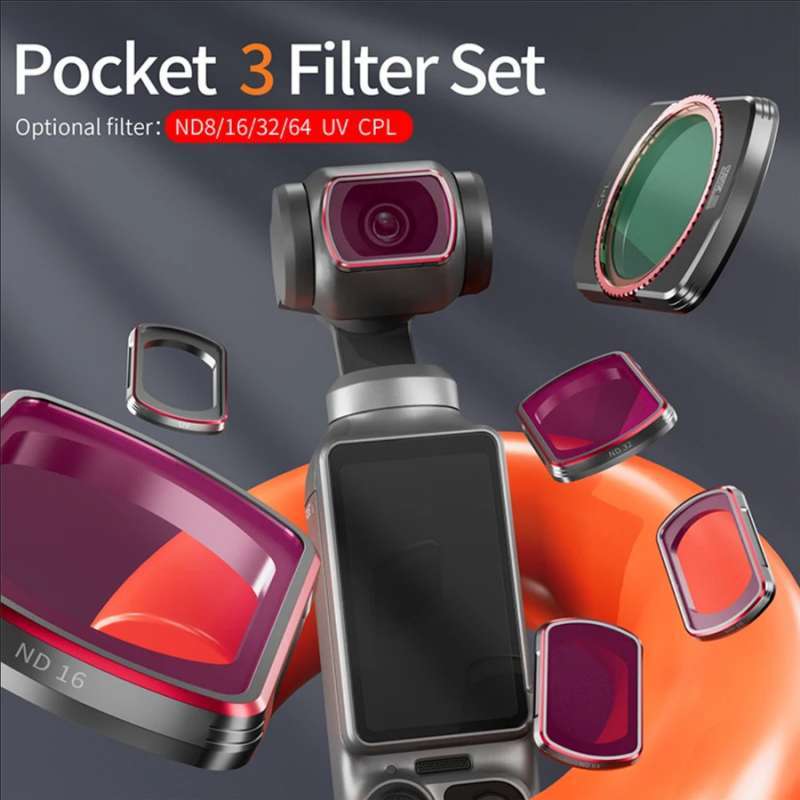 Startrc Lens Filter CPL ND/PL ND4/16/32 ND64 MCUV DJI Osmo Pocket - Main Image