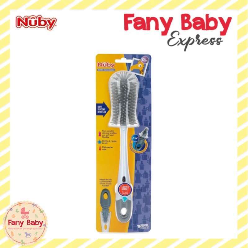 Promo Nuby Silicone Bottle Nipple Brush With Stand Promo Grey Diskon 26 Di Seller Mistcont Kramat Kota Jakarta Pusat Blibli