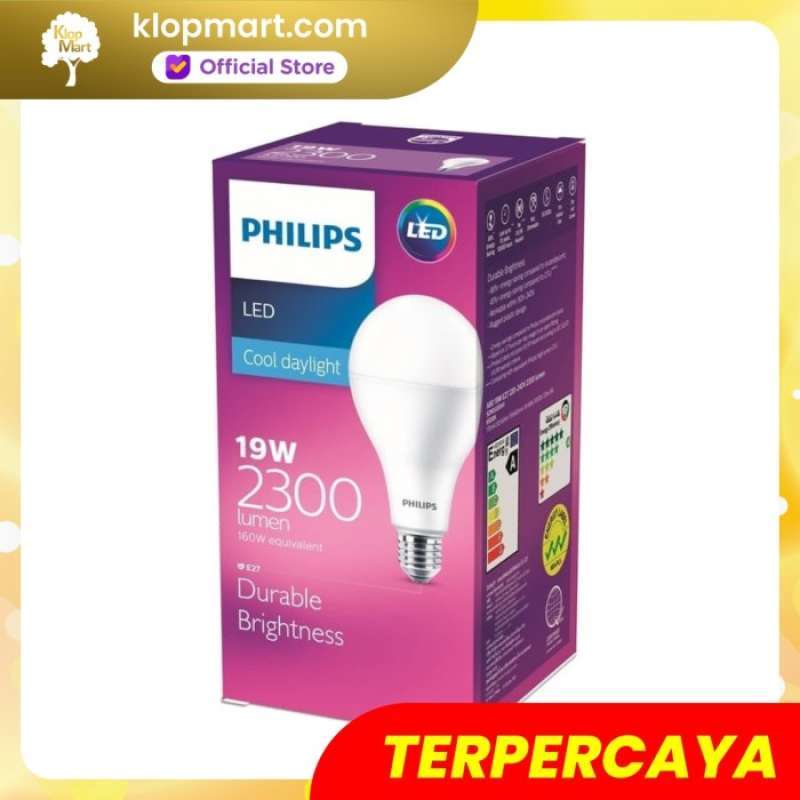 Promo Lampu Philips LED Bulb 19W 160W E27 6500K Putih Cool