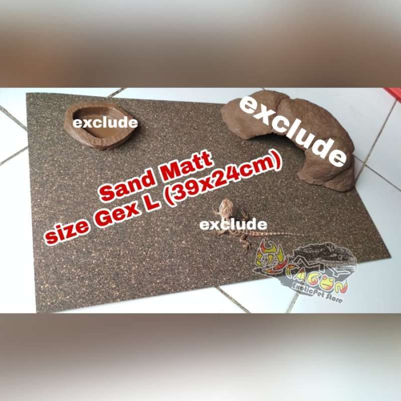 Reptile sand cheap mat