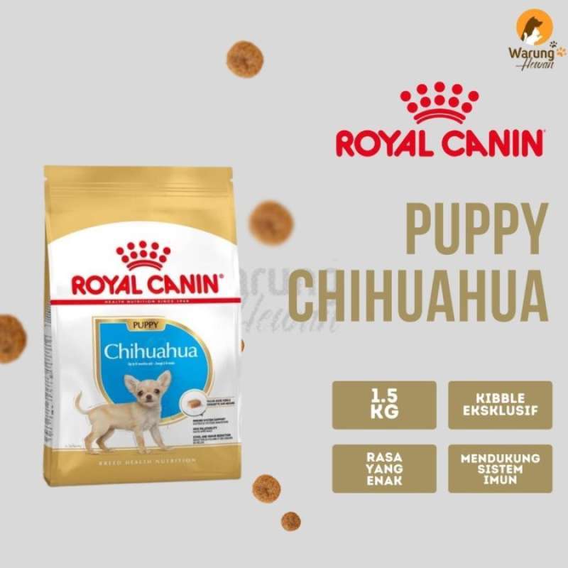 Promo 100 Produk Ori Royal Canin Chihuahua Junior Puppy 1.5 Kg