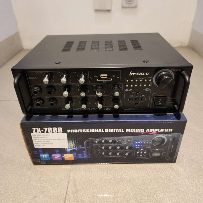 ✨️ Jual Power Amplifier Karaoke Betavo Zx 788 B Zx788b Zx 788b